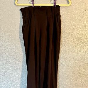 Woman’s Black Small Paper Bag Pants Size Small by Grace Karin